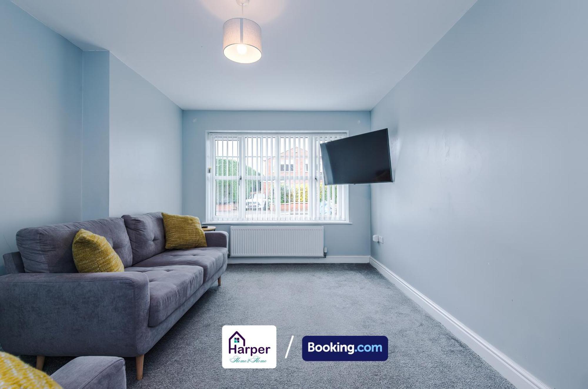 Ferienhaus Spacious Detached House Driveway By Harperletting Shortlets & Serviced Hawarden With Long Or Short Disc Options *